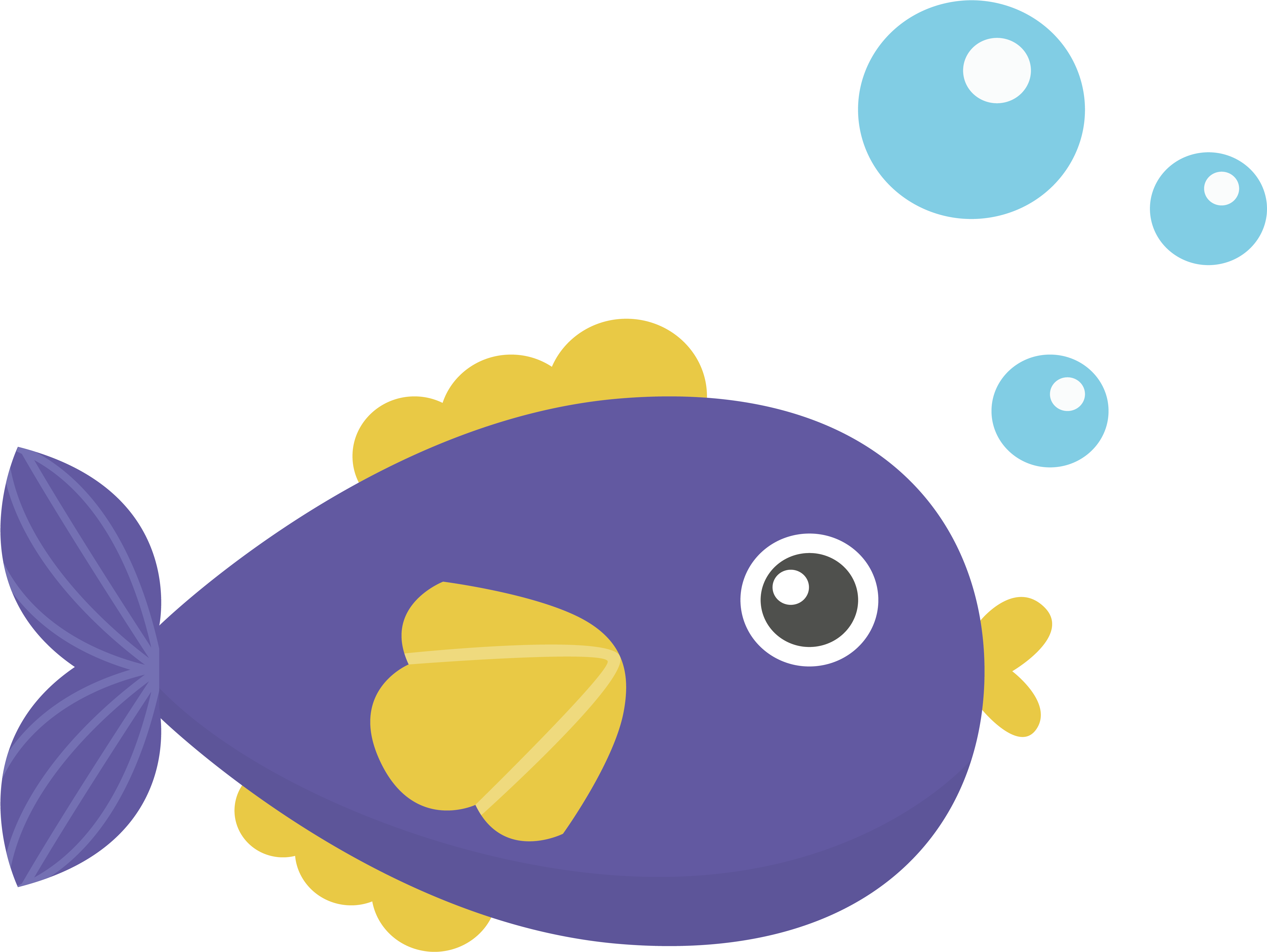 Fish Spitting Bubbles - Download (4796x3569)