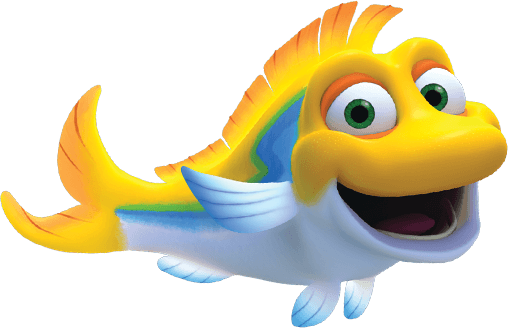 Play Games - Splash And Bubbles Characters (509x328)