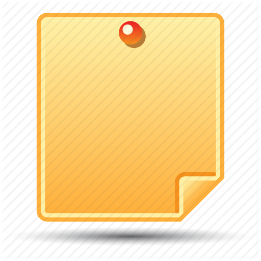 Notes, Post-it, Sticker, Sticky Notes, Wall Sticker - Post-it Note (512x512)