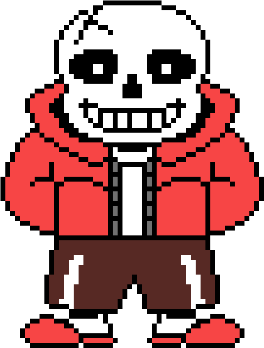 Hardtale Sans - Indietale Bendy (560x720)