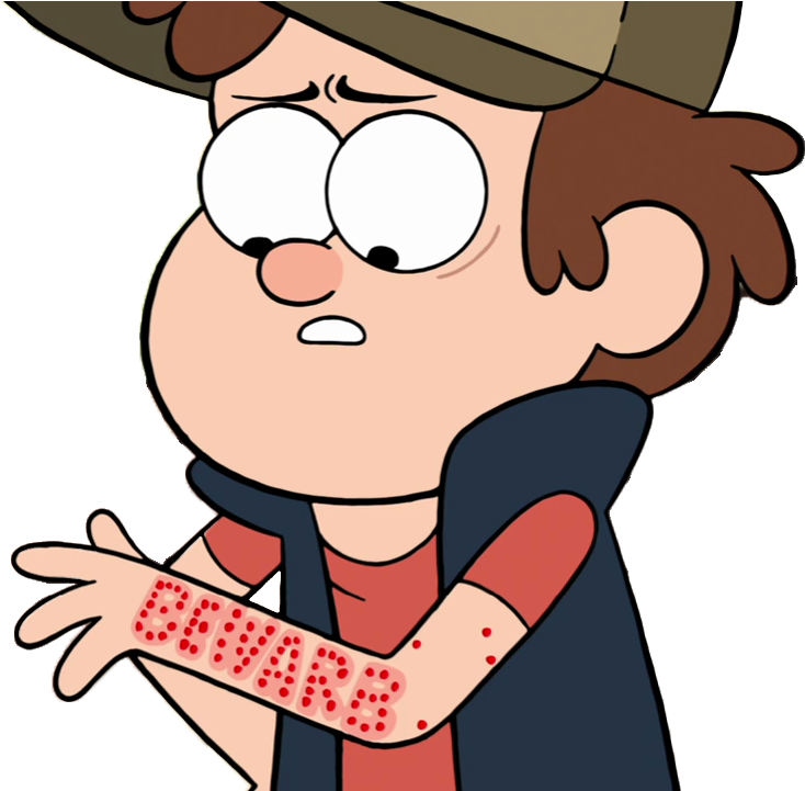 Bewarb - Three Letters Back Gravity Falls (775x720)