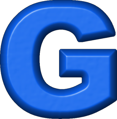 Letra G En Azul (394x400)