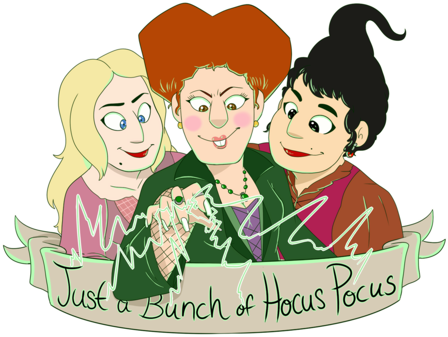 Hocus Pocus By Itsaaudraw - Cartoon (930x859)