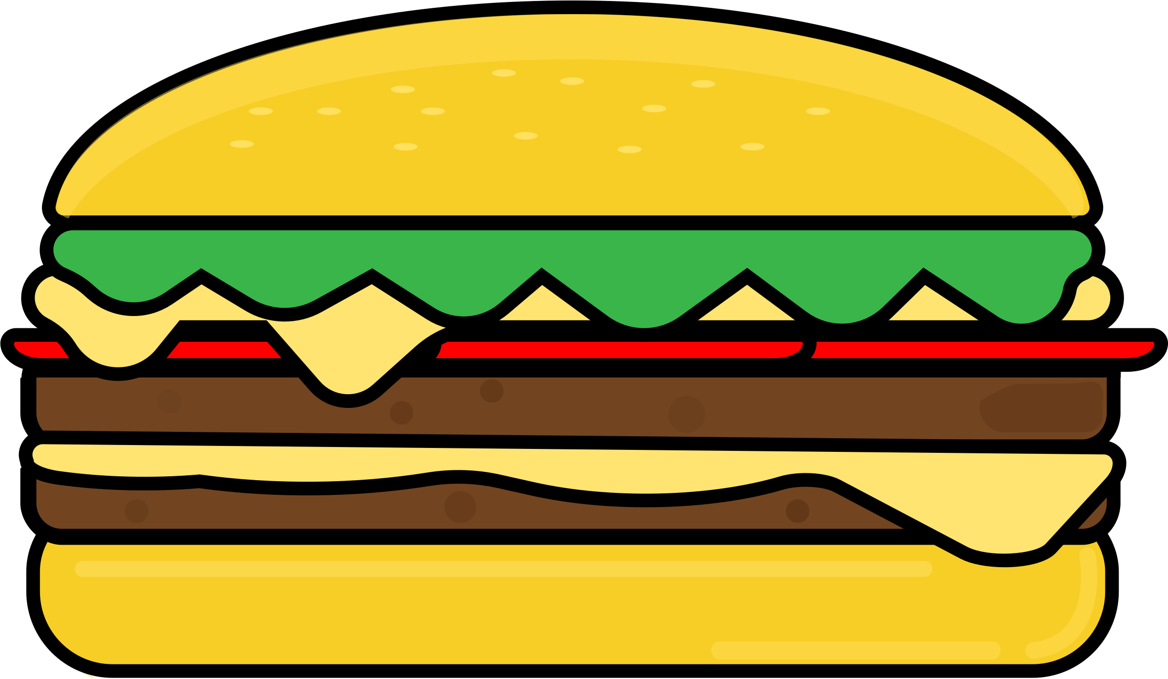 Hamburger Fries And Cola Png Clipart Best Web Clipart - Fast Food (2392x1390)