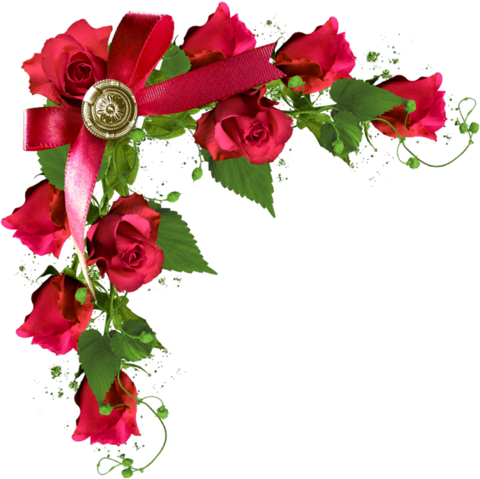 Rose Flower Desktop Wallpaper Clip Art - Wedding Flowers Png (700x721)