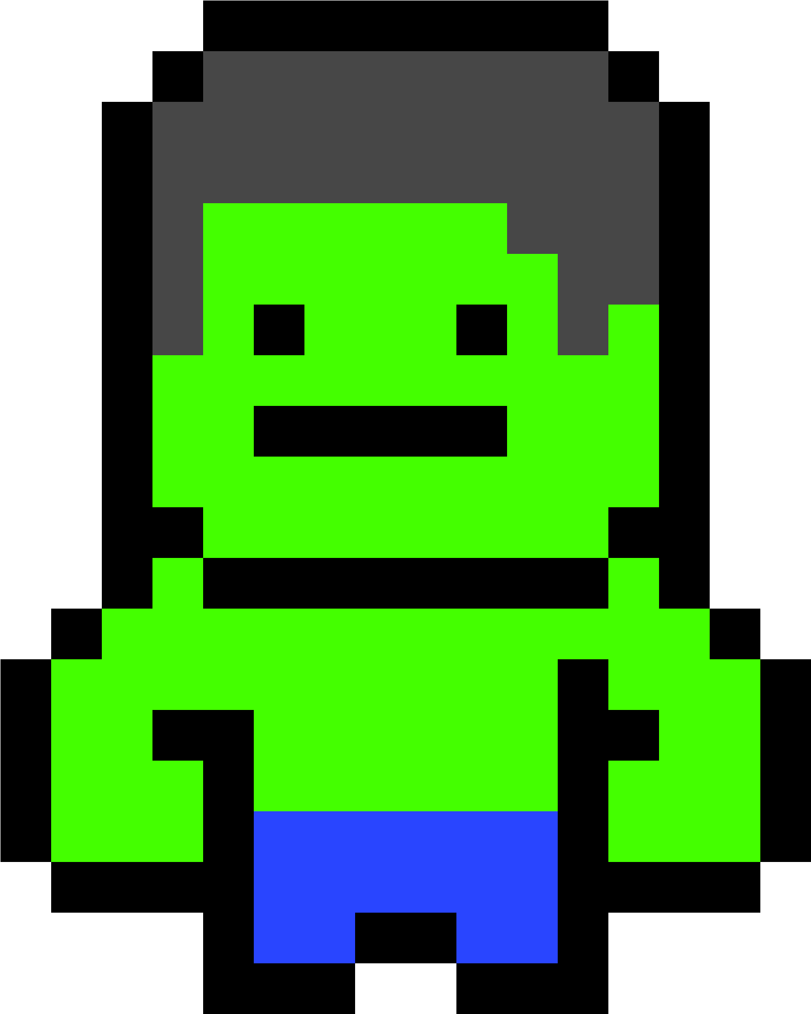 Hulk - Sprite For Construct 2 (1900x2400)