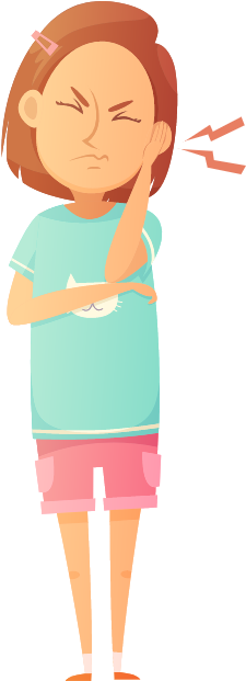 Ear Ache - Cartoon (312x630)