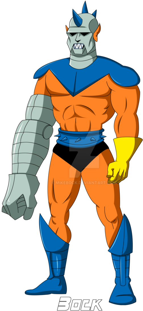 Strongarm By Mikebock - Cartoon (696x1148)