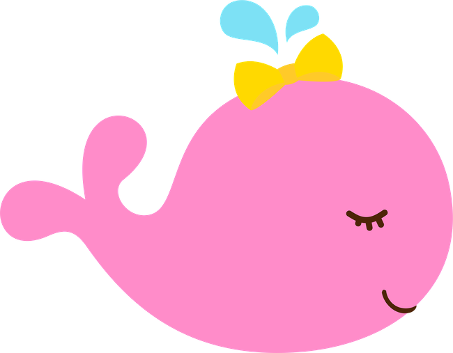 Grávida E Bebê - Rosa Ballena Animada (650x507)