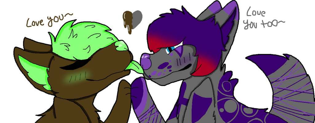 Mint And Grape By Djpuplover - Cartoon (1024x399)