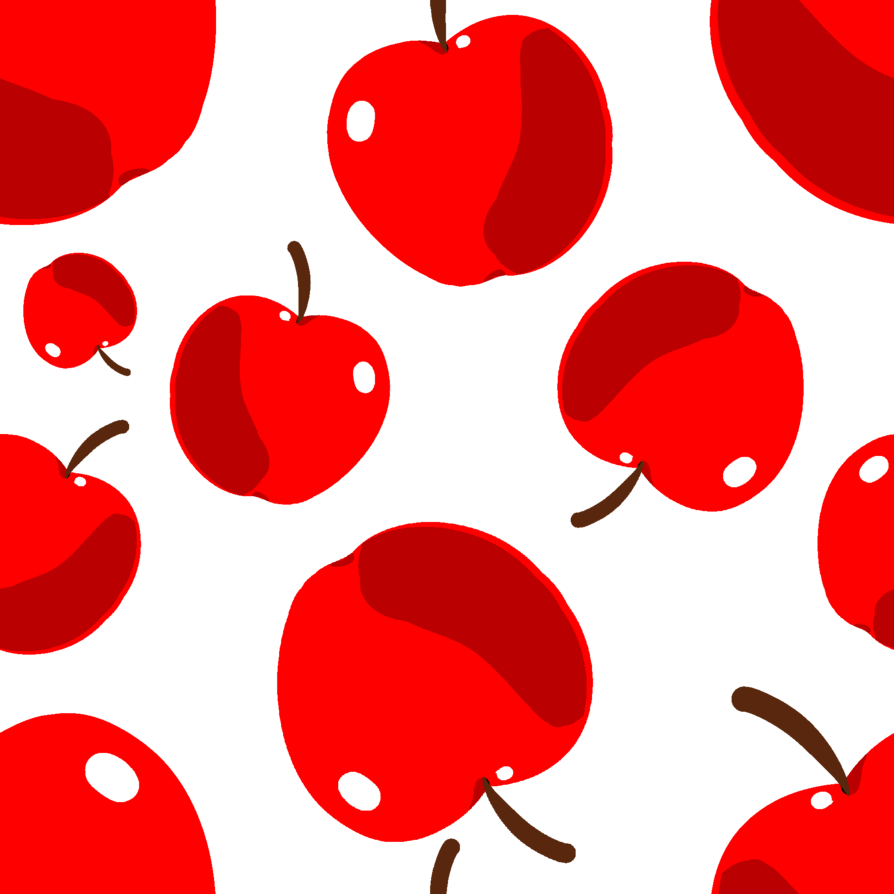 Apple Pattern By Avionscreator - Mcintosh (894x894)