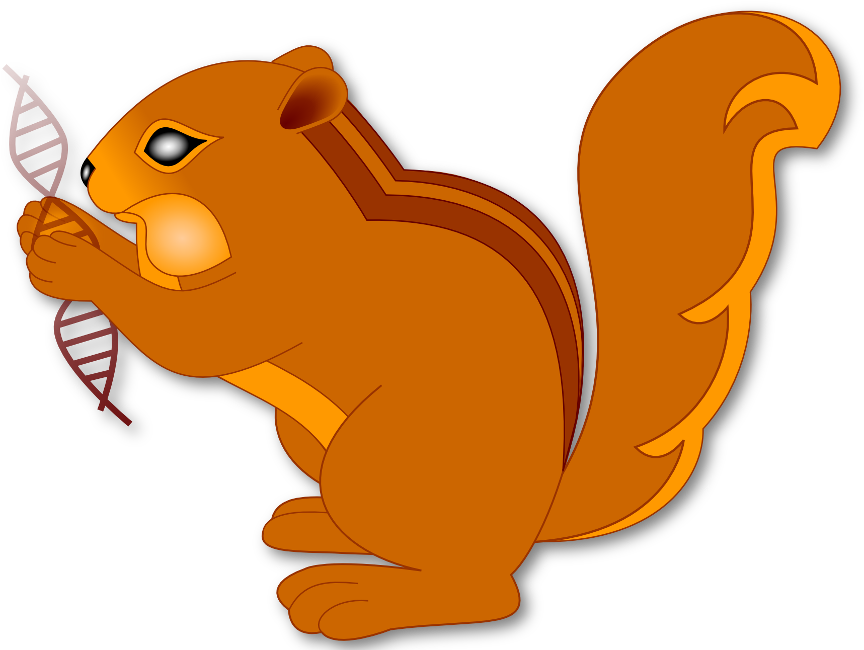 Chipmunk Svg - Cartoon (1761x1347)