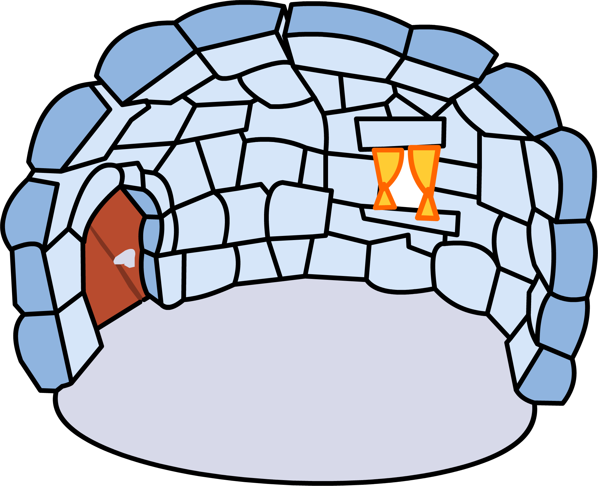 Basic - Igloo Club Penguin (2029x1650)