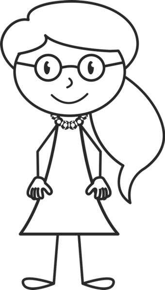 Stick Figure With Glasses (340x599)