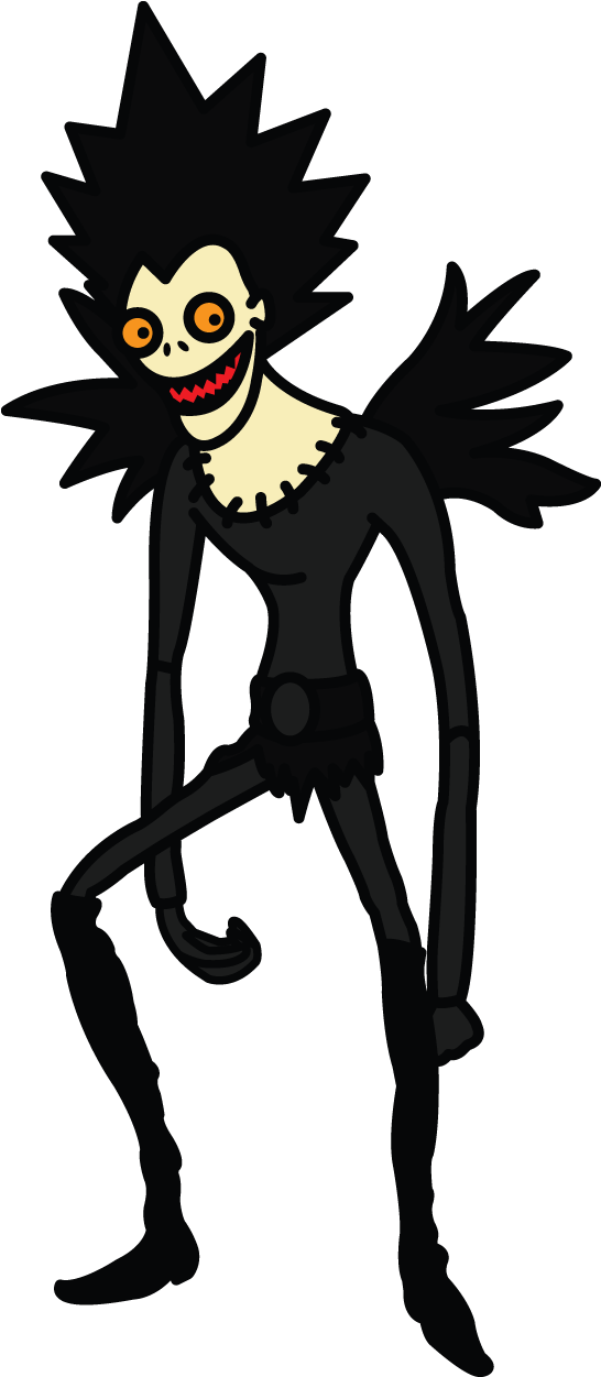 Beginner Drawing - Draw Death Note Ryuk (720x1280)