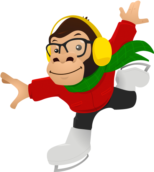 Ice Skating - Cartoon (539x599)