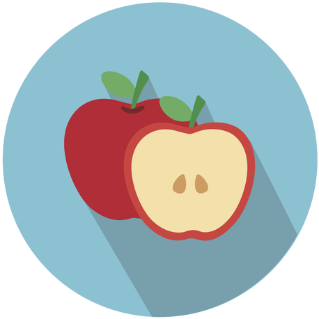 Apple Circle Icon Png (512x512)