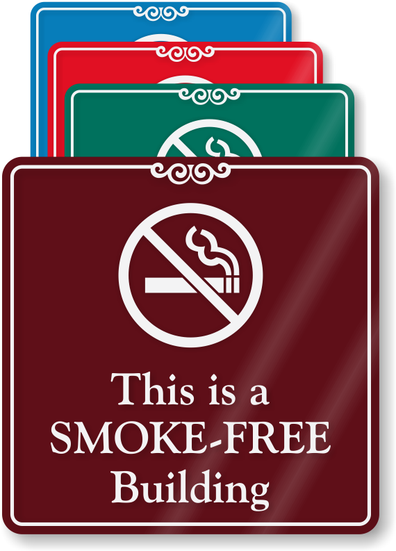 Smoke - Update International S69b-9bk 15cm . X 23cm . No Smoking (570x800)