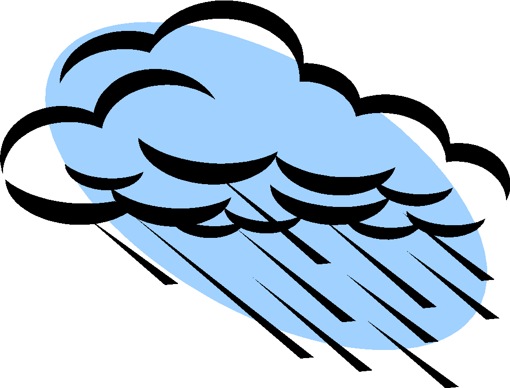 African Rain Bar - Clouds With Rain Drawing (1006x765)