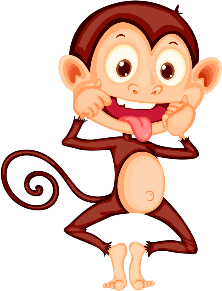 Monkey Businessclipart - Transparent Background Monkey For Scrapbooking (808x1024)