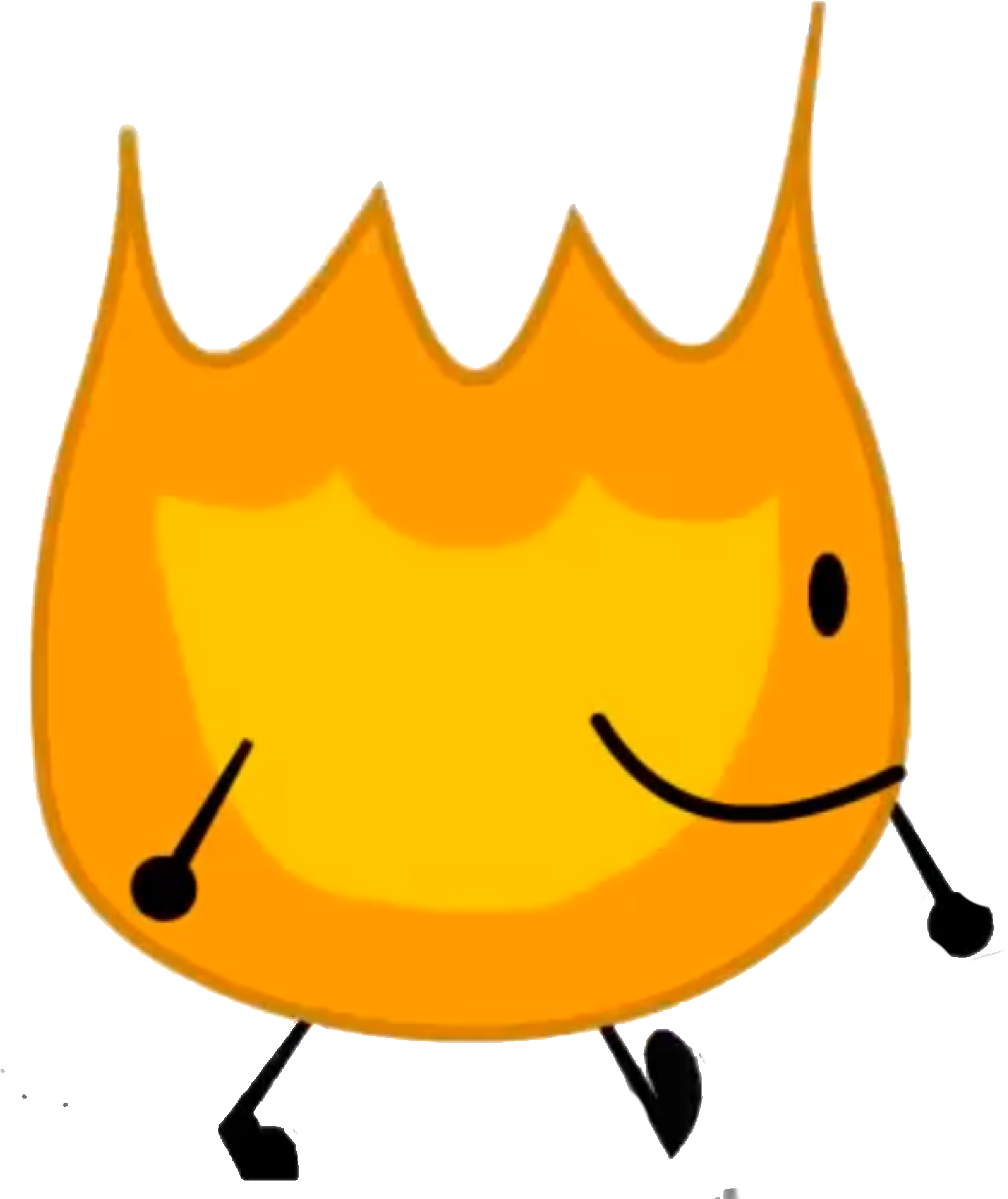 Firey Walk - Firey From Bfdi (1699x2048)