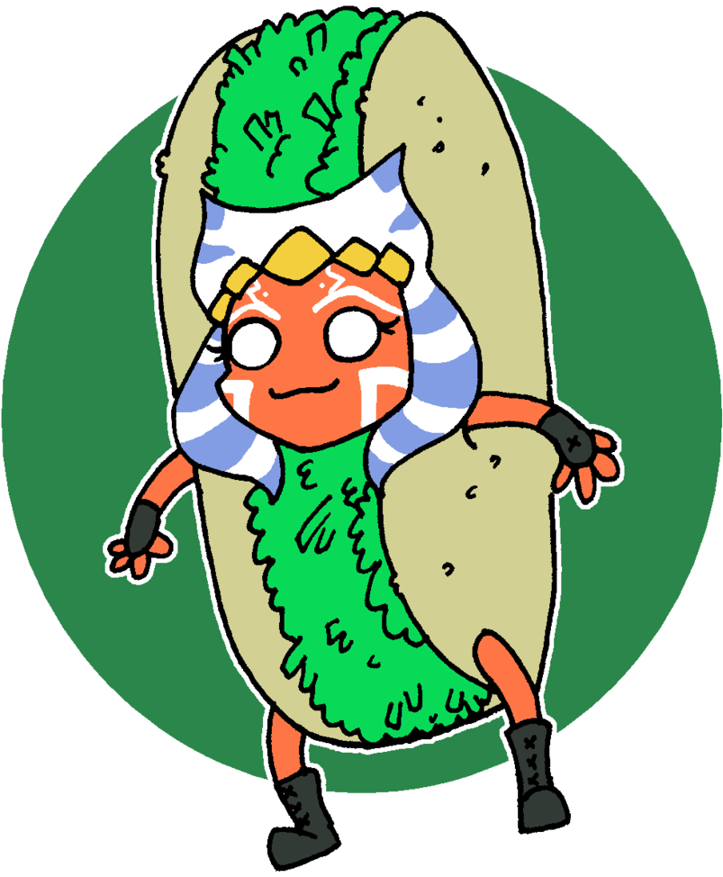 Ahsofta Taco By Da-fuze - Drawing (1024x1177)