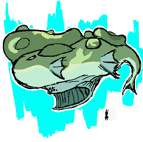Cloud-gulpers - Illustration (500x500)