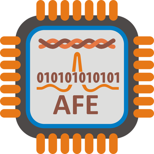 Adsl Afe Microprocessor Vector Image - 802.11 G (500x500)