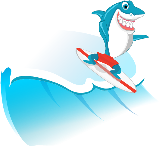 Surfing Shark - Child (652x521)