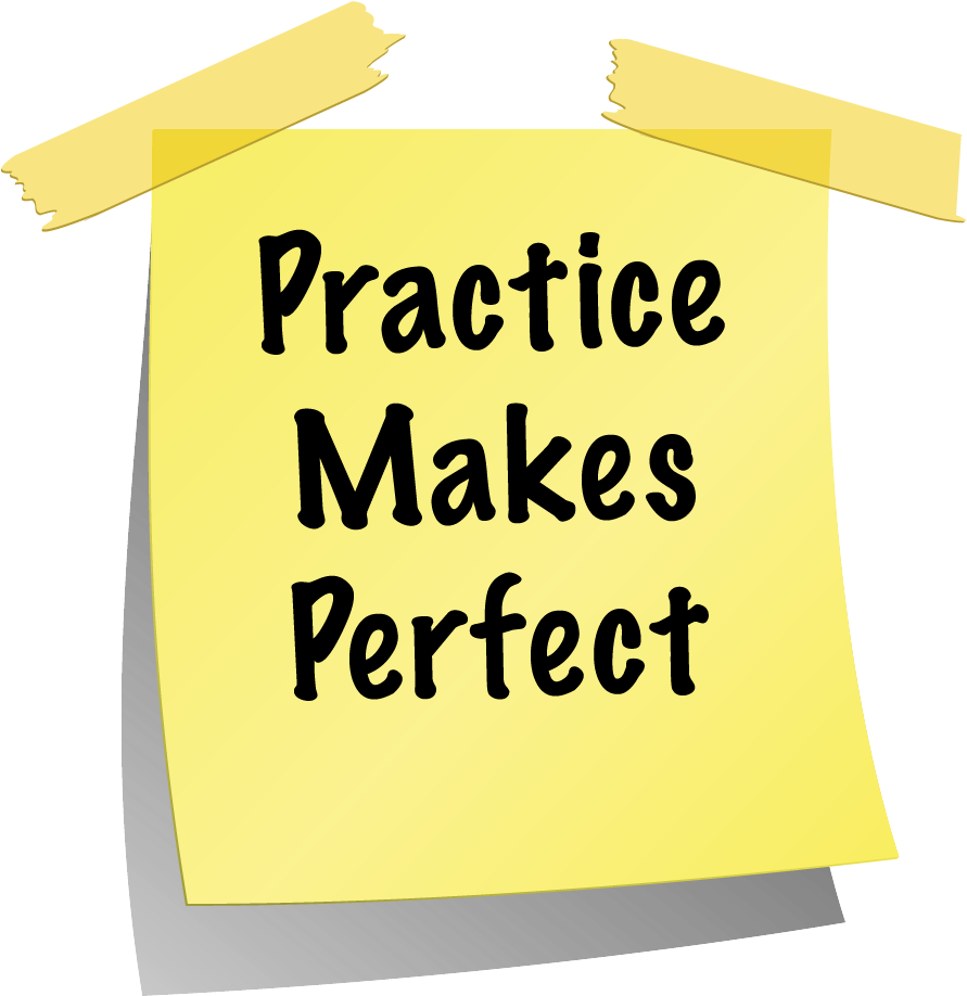 Post Navigation - Practice Makes Perfect Clipart (911x950)