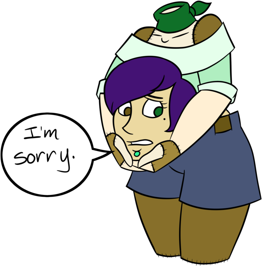 I'm Sorry By - Cartoon (868x920)