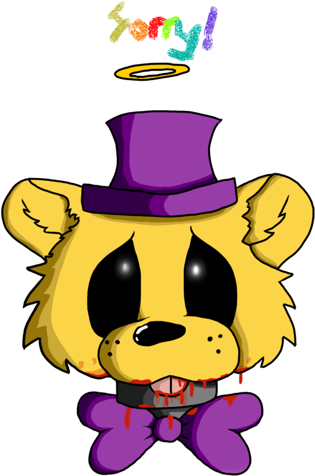 I'm Sorry- Fredbear By Gingerwish - Cartoon (744x1072)