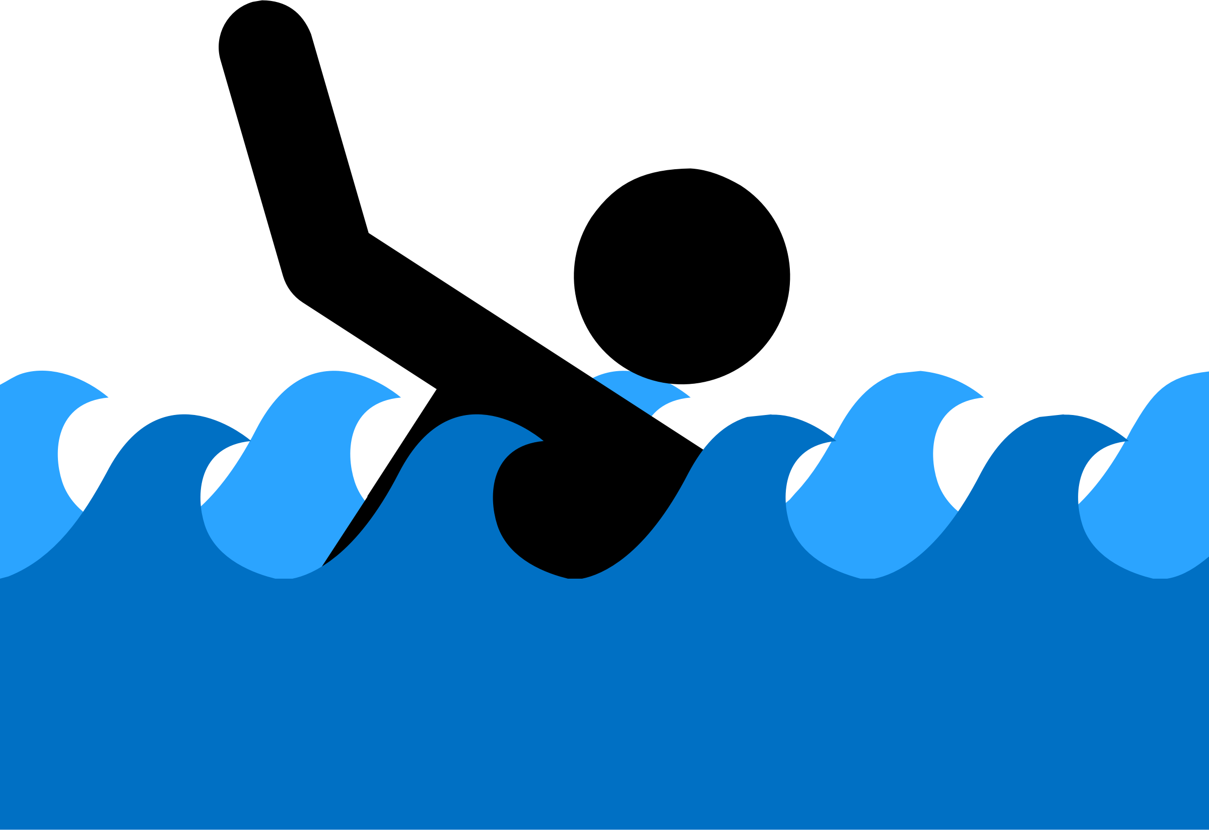 Drowning Clipart (2400x1648)