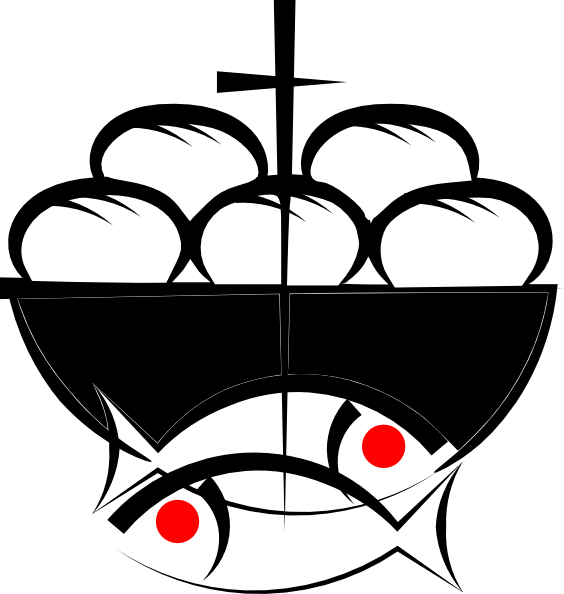 Bread And Fish Symbol (564x594)