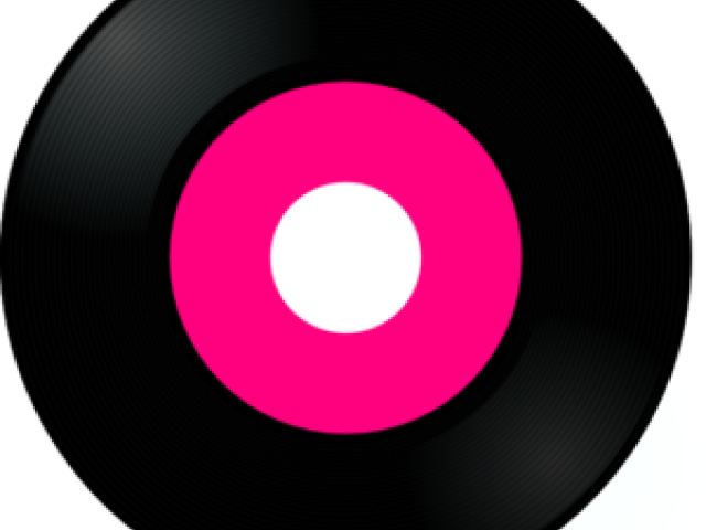 1950s Record Cliparts - Circle (640x480)