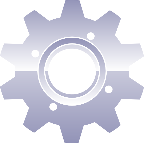 Transparent Gear Clipart (594x592)