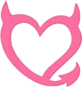 Devil Heart Decal - Devil Heart Decal (504x494)