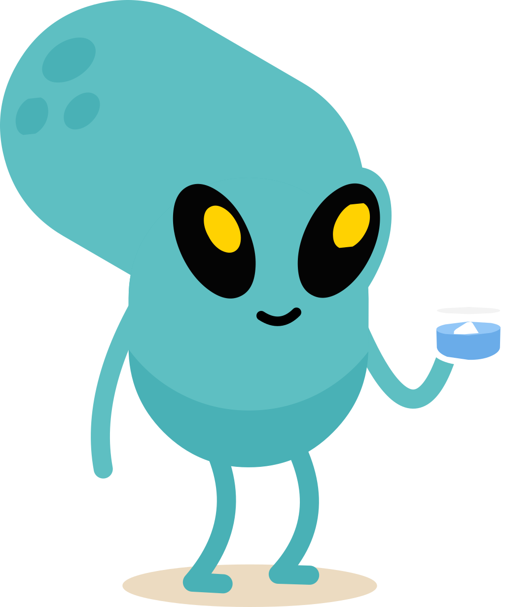 Alien Sprite - Alien Dumb (1024x1230)