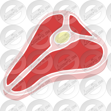 Steak Stencil - Illustration (380x380)