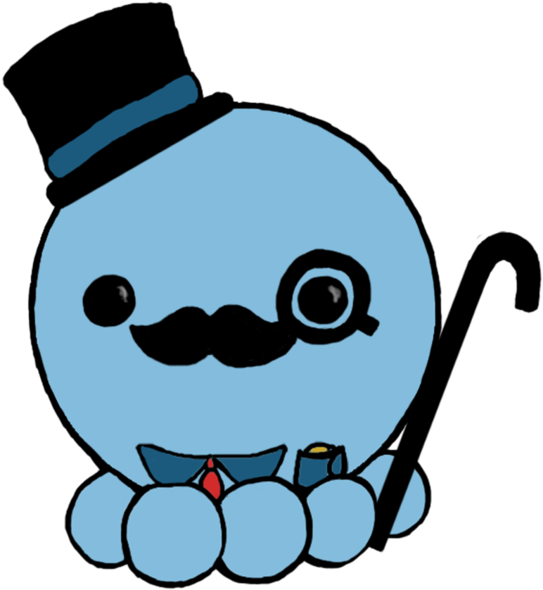 Draw Cute Cartoon Octopus - Cute Octopus Cartoon Drawing (881x907)