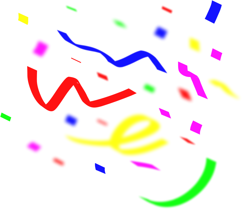 Clipart Info - Confetti Pdf (800x686)