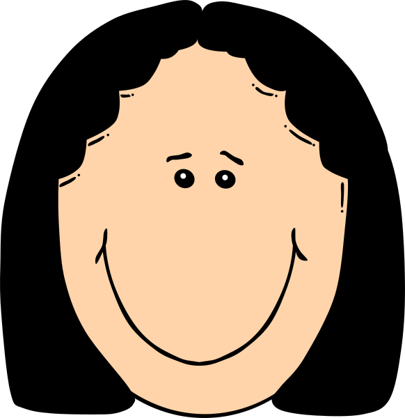 Redhead Person Clipart (582x600)