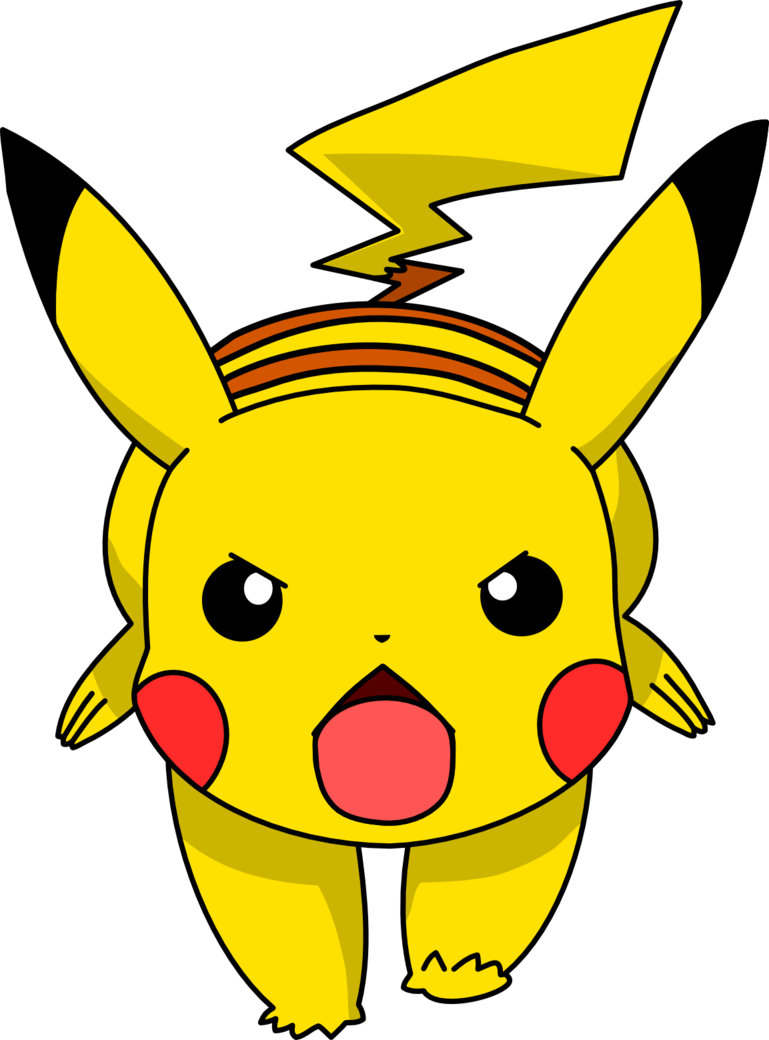 02 By Mighty355 - Pikachu Running (769x1040)