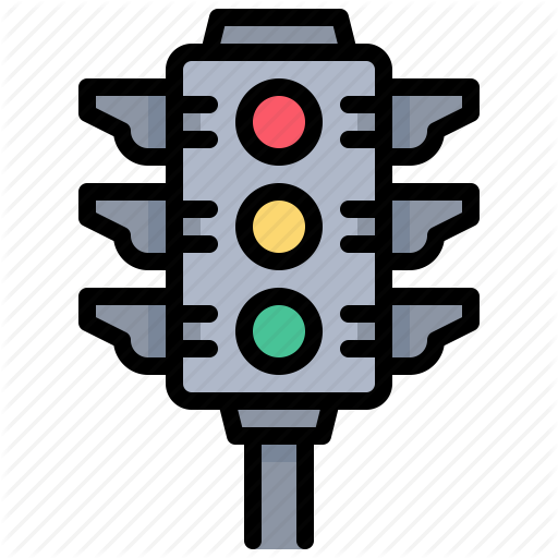 Stoplight Icon - Illustration (512x512)