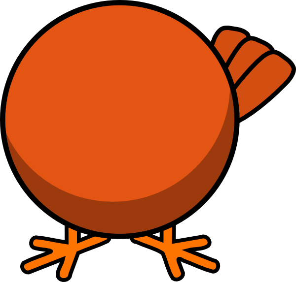 Chicken Body Clip Art At Clker - Body Of A Chicken (600x573)
