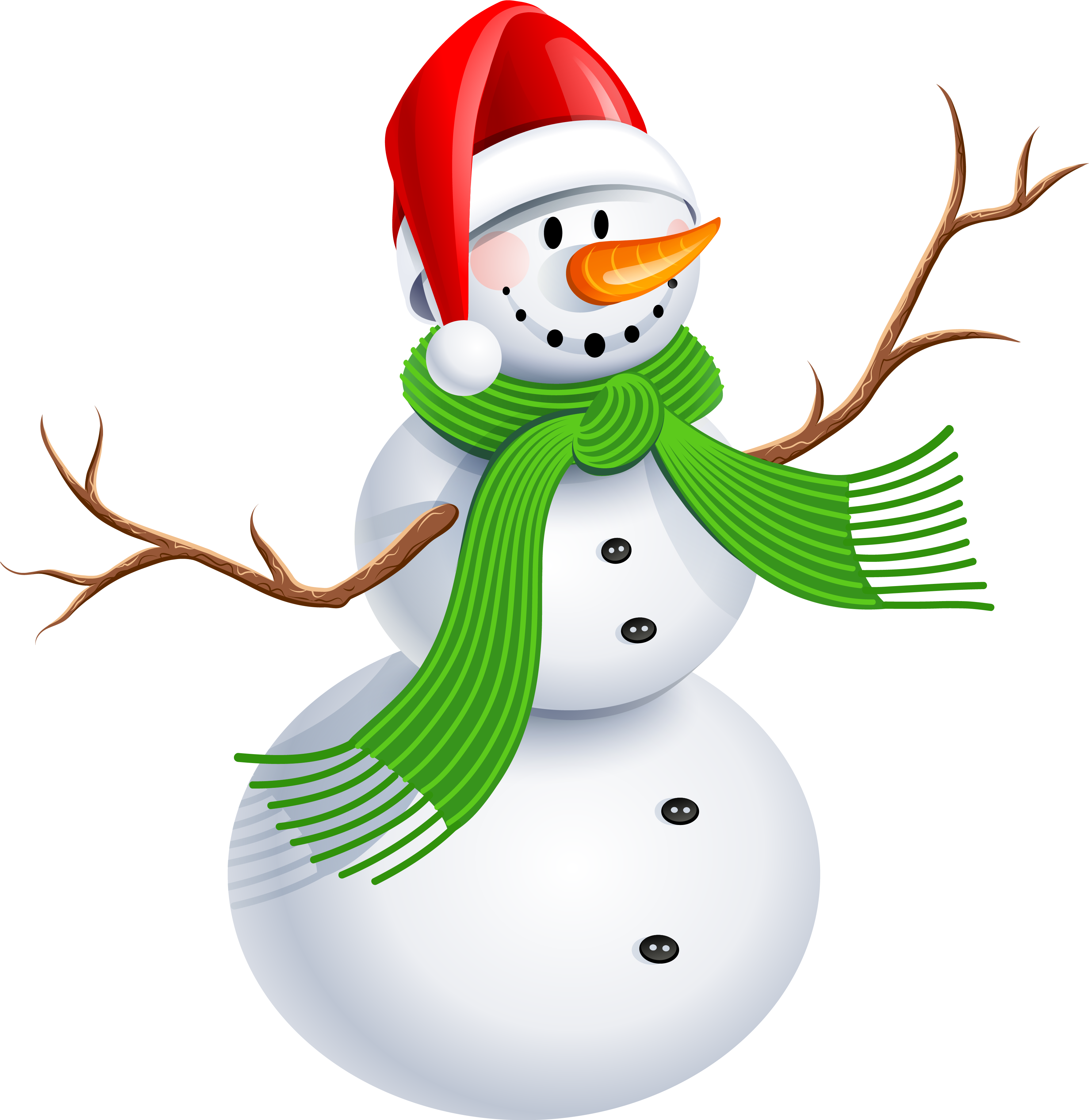 Elegant Snowman Clipart - Merry Christmas Great Niece And Nephews (3581x3651)