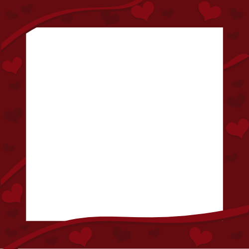 Rich - Heart Square Border (500x500)