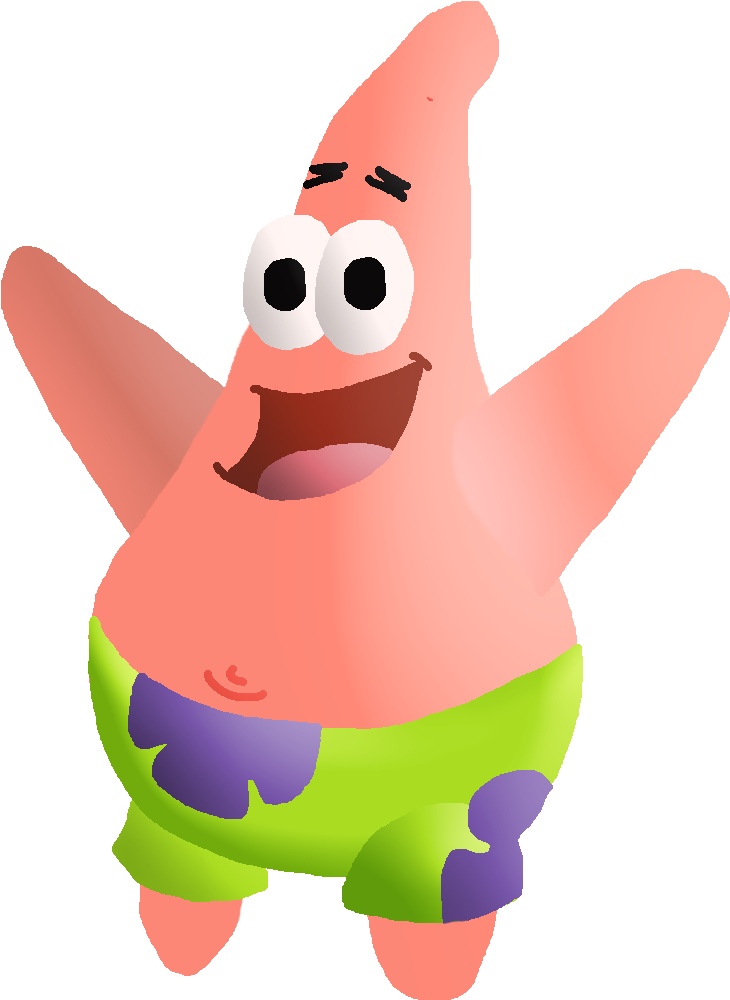 Patrick Star Png Gif (741x1030)