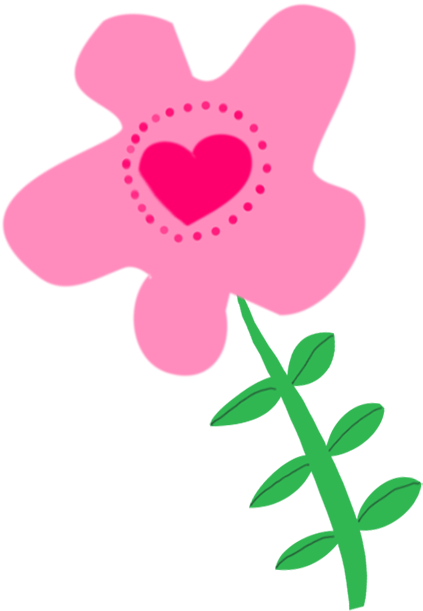 Red Scrapbooking Flower Digital Use - Drawing (543x709)