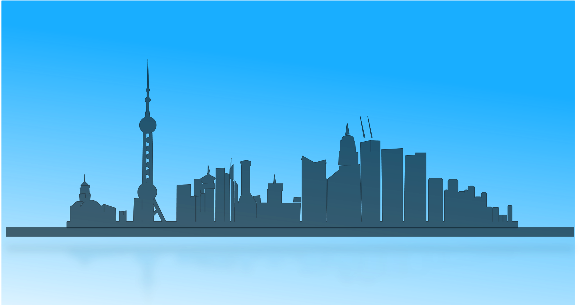 Clipart Info - Background Vector Kota (2020x1076)